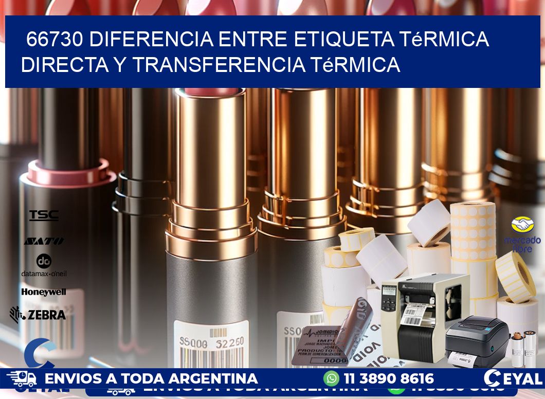 66730 diferencia entre etiqueta térmica directa y transferencia térmica