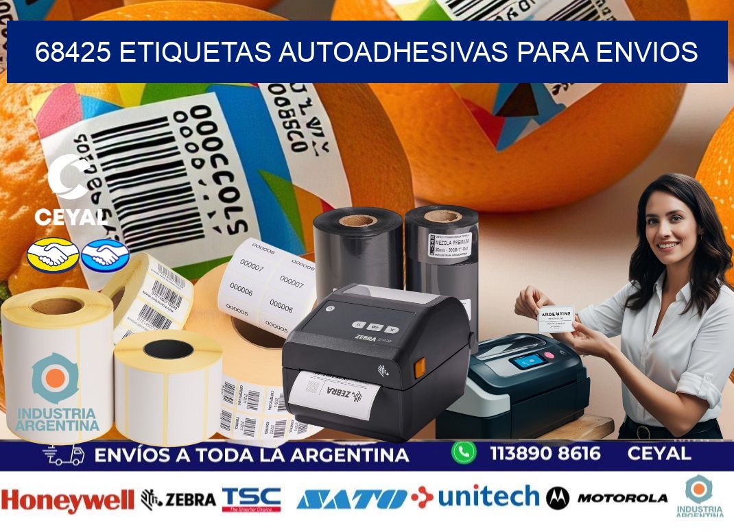 68425 etiquetas autoadhesivas para envios