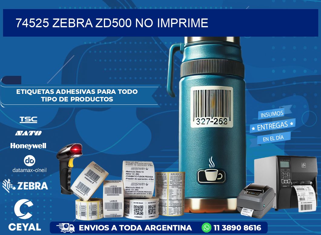 74525 Zebra ZD500 no imprime