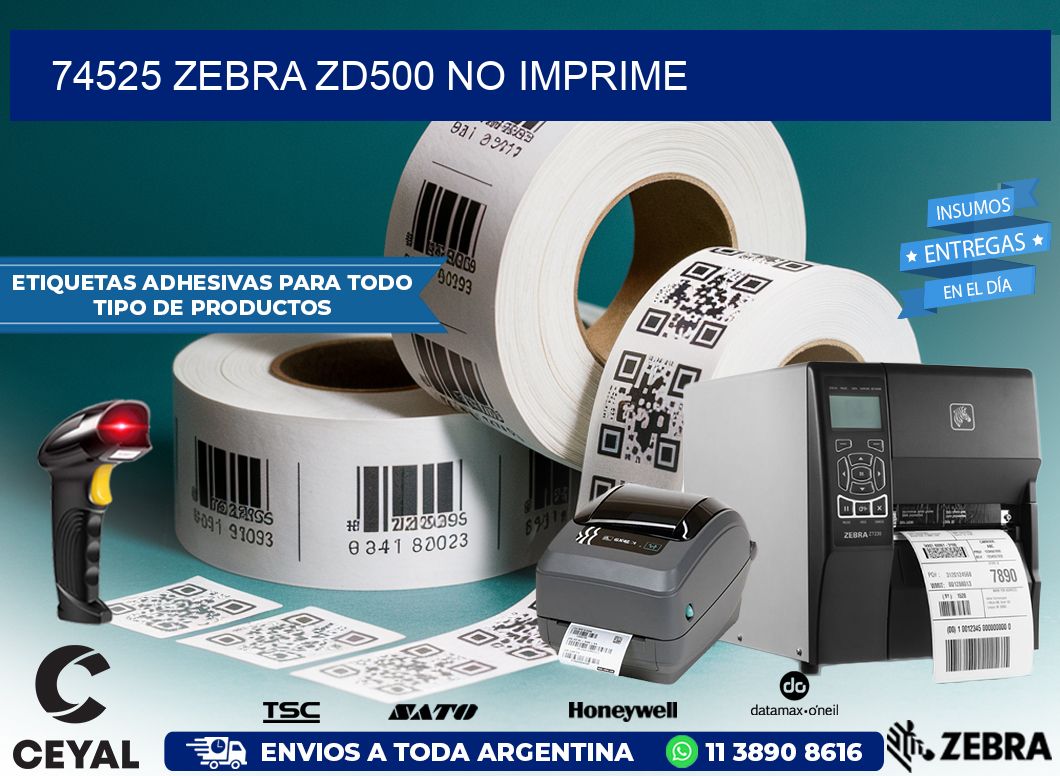 74525 Zebra ZD500 no imprime