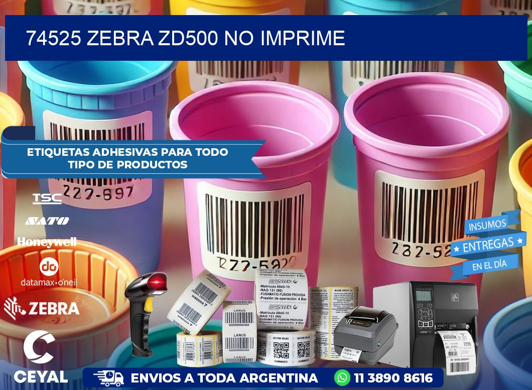 74525 Zebra ZD500 no imprime