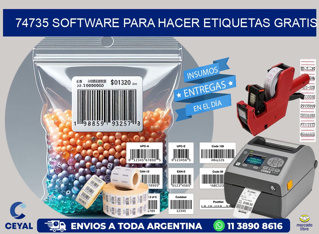 74735 Software para hacer etiquetas gratis
