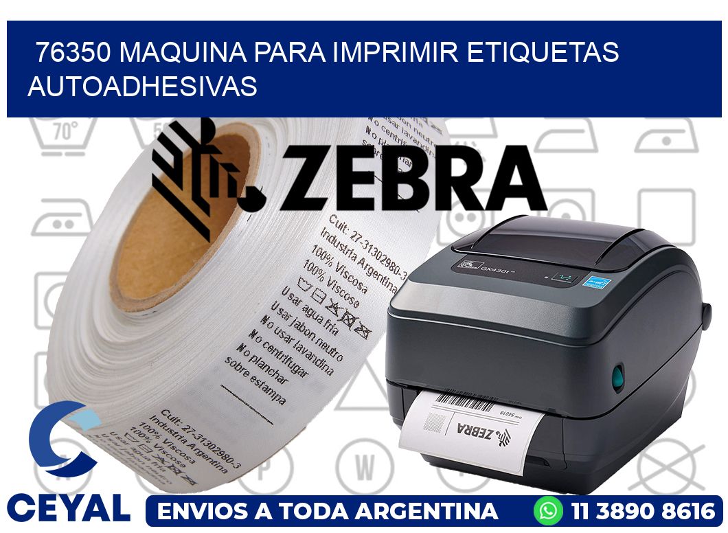 76350 maquina para imprimir etiquetas autoadhesivas