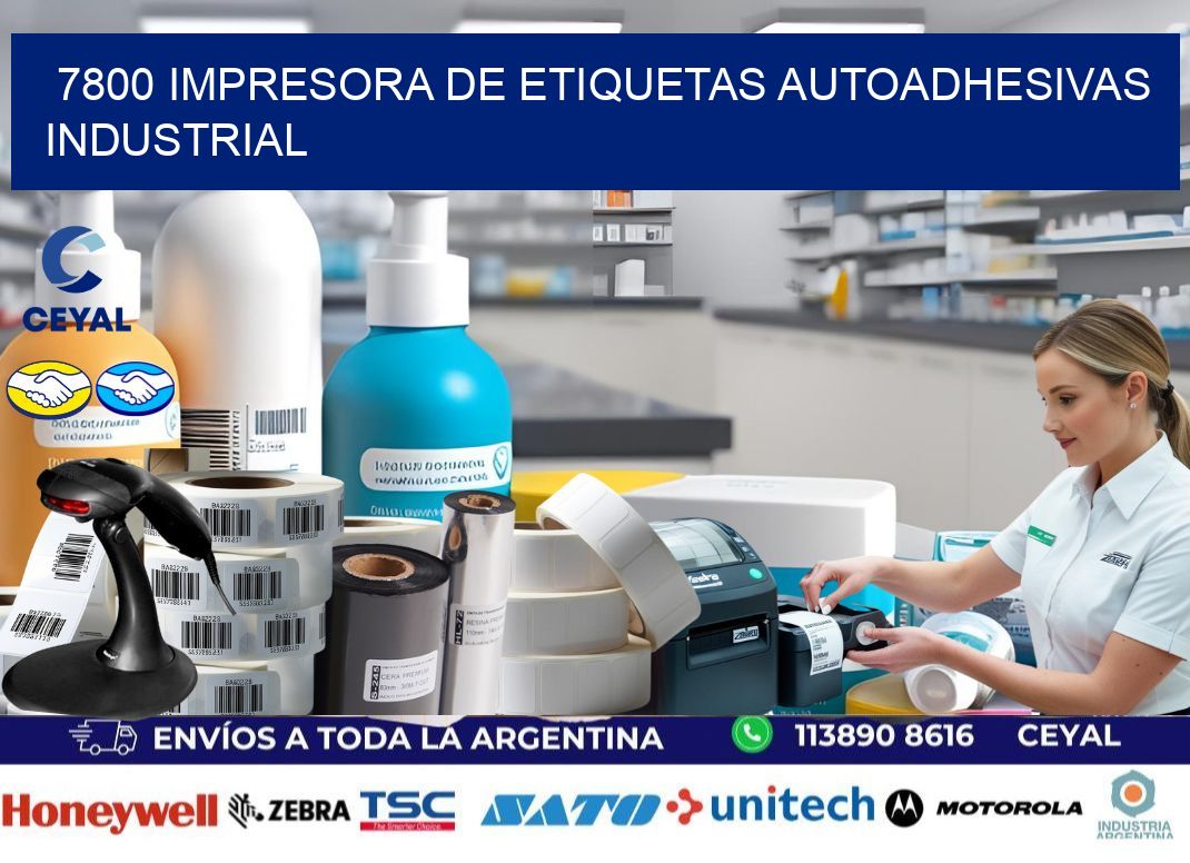 7800 Impresora de etiquetas autoadhesivas industrial