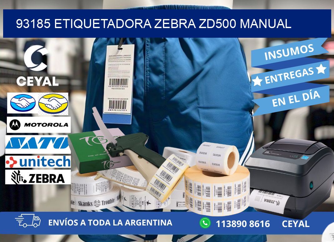 93185 Etiquetadora Zebra ZD500 manual