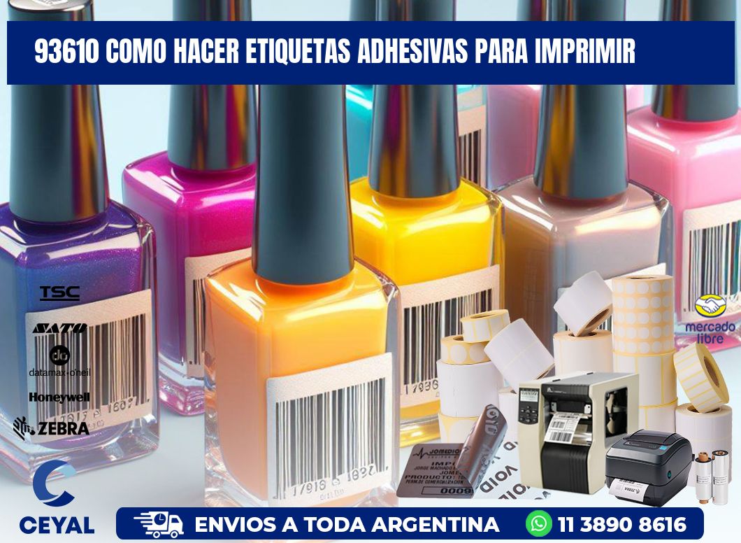 93610 Como hacer etiquetas adhesivas para imprimir