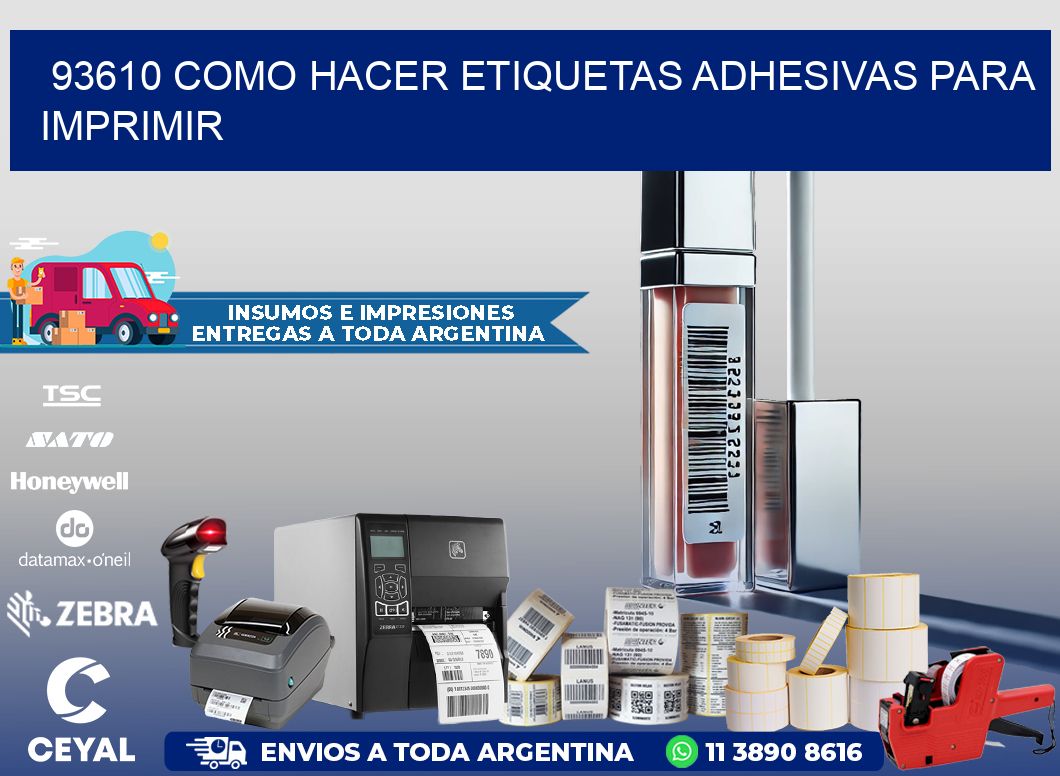 93610 Como hacer etiquetas adhesivas para imprimir