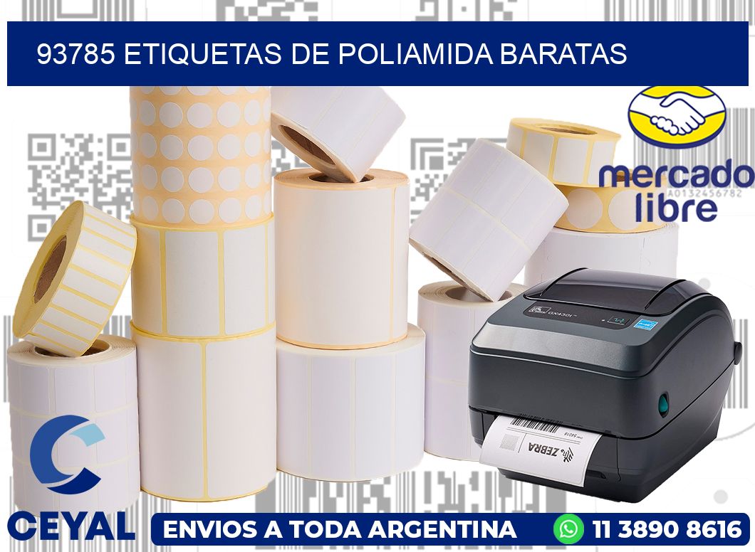 93785 etiquetas de poliamida baratas