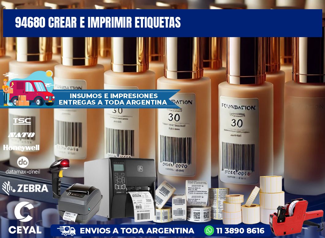 94680 Crear e imprimir etiquetas