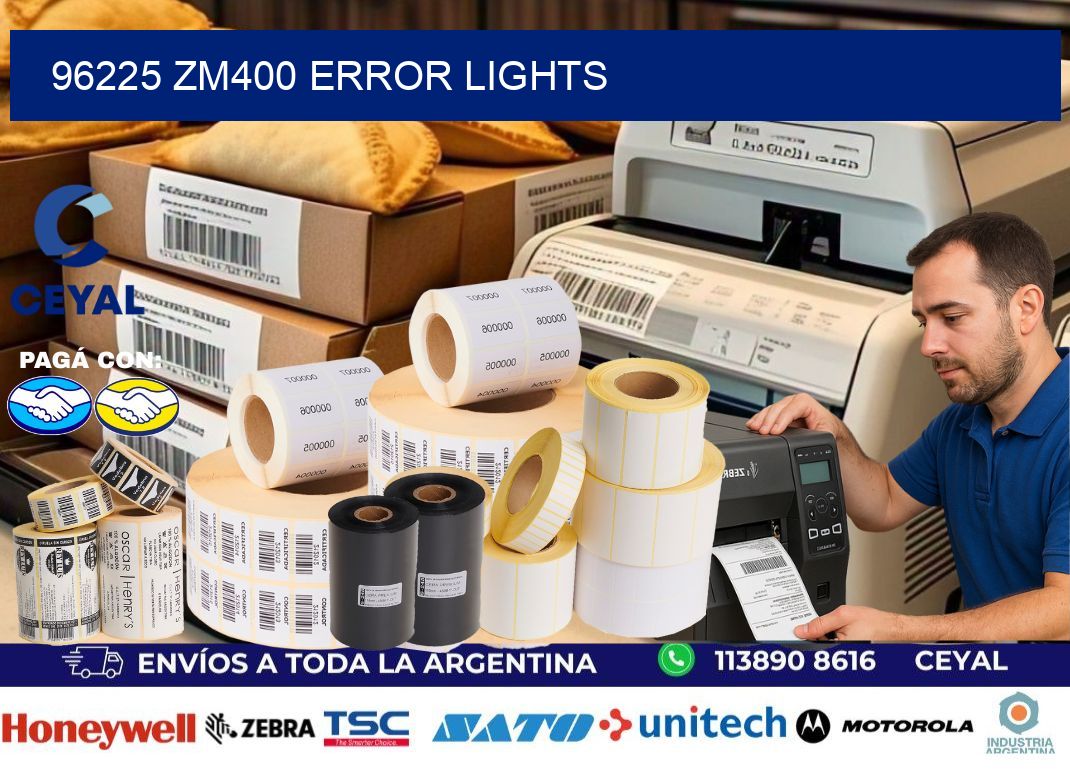 96225 ZM400 error lights