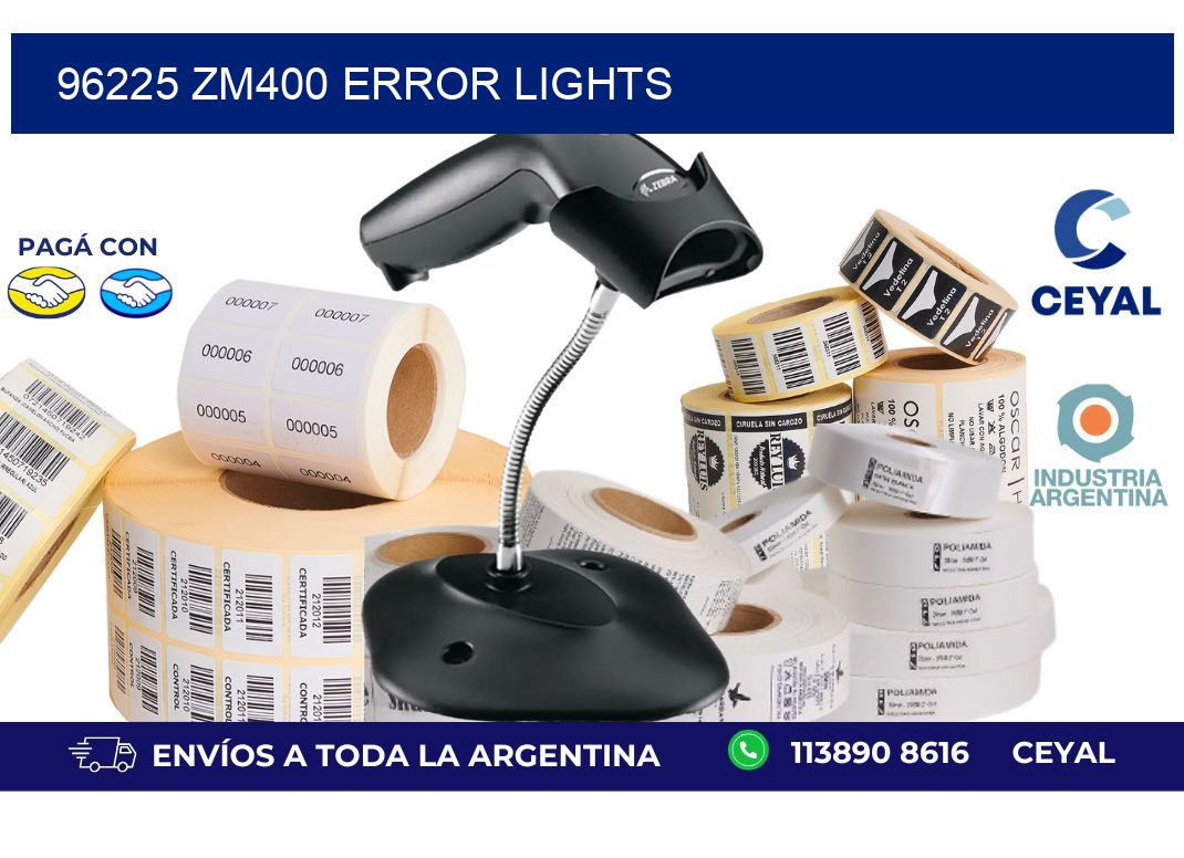 96225 ZM400 error lights