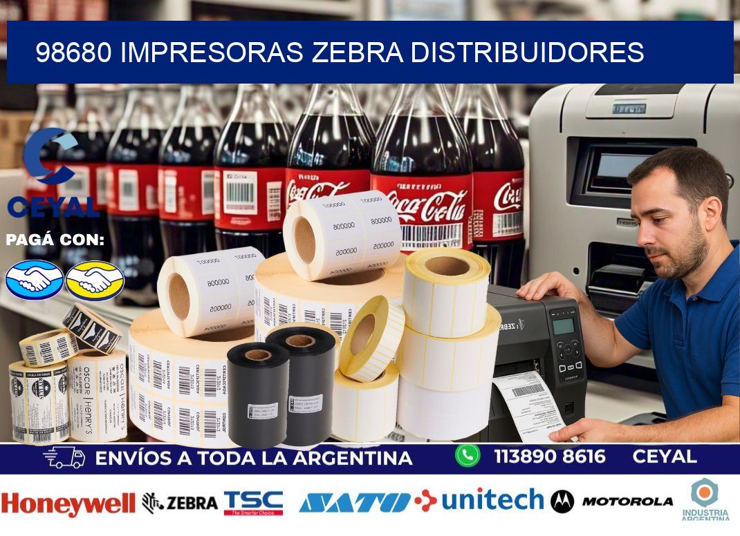 98680 impresoras Zebra distribuidores