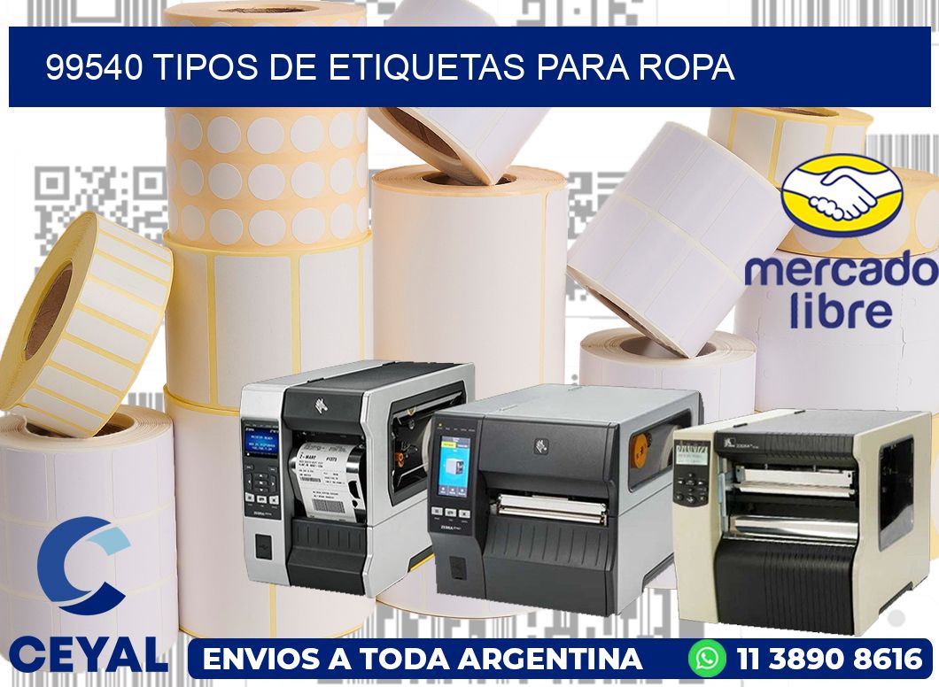 99540 tipos de etiquetas para ropa