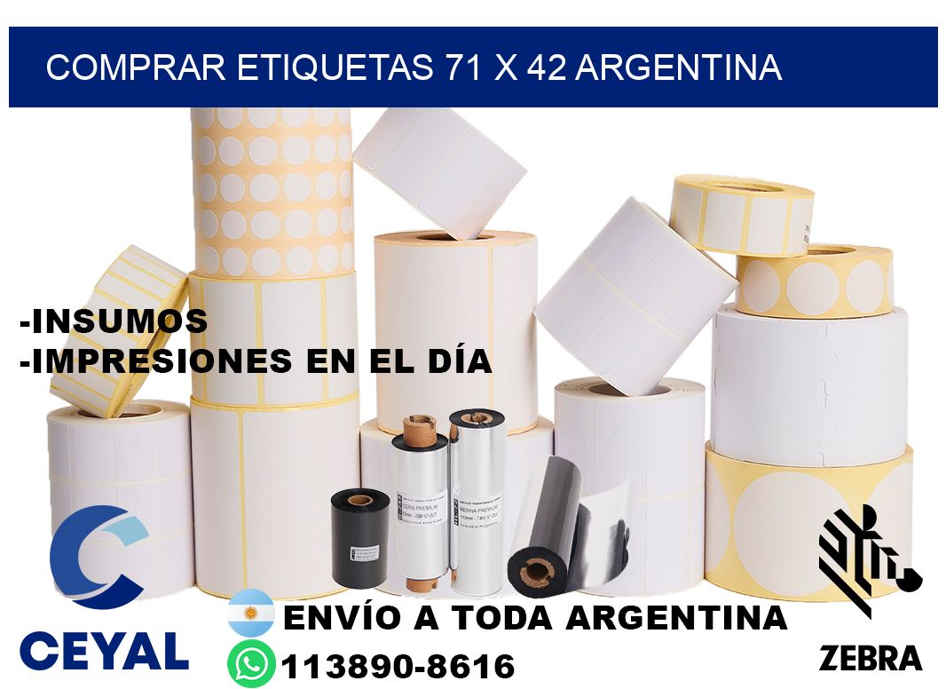 Comprar etiquetas 71 x 42 argentina