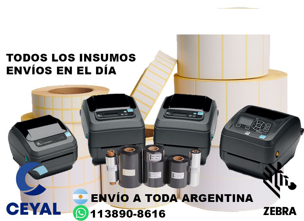etiquetas personalizada en rollos 57 x 51