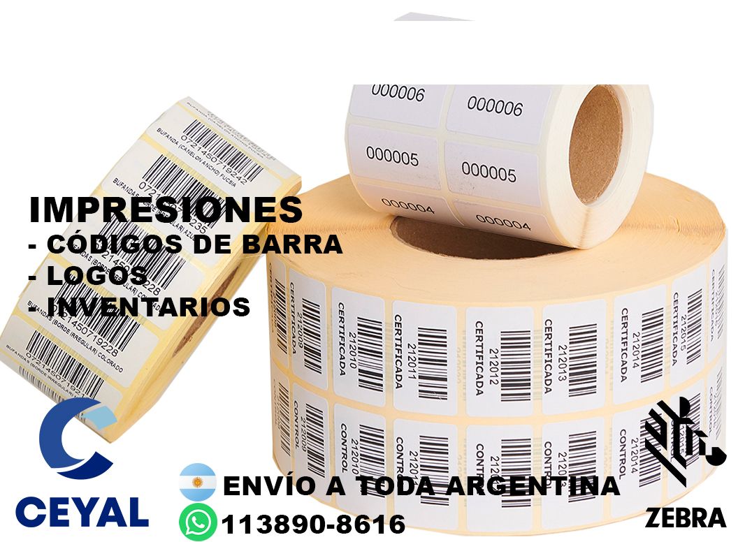 etiquetas personalizada para zebra 29 x 58