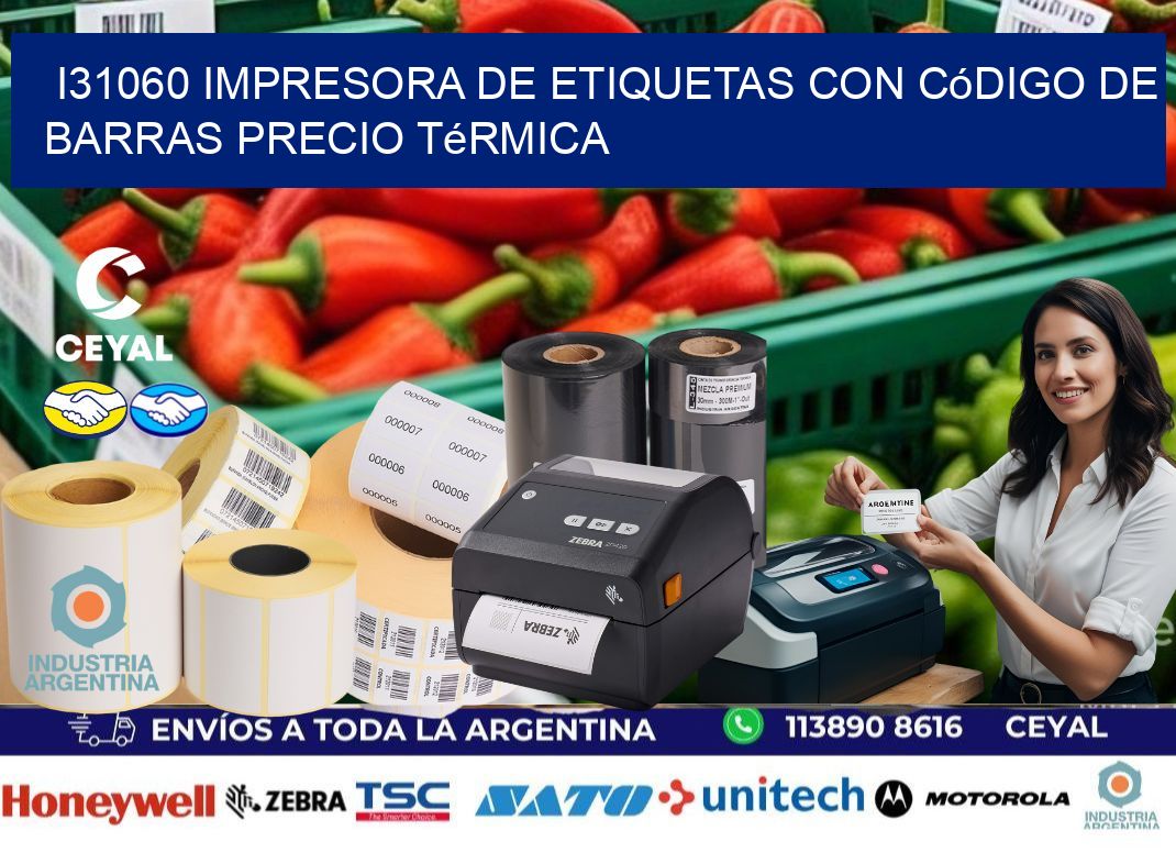 i31060 impresora de etiquetas con código de barras precio térmica