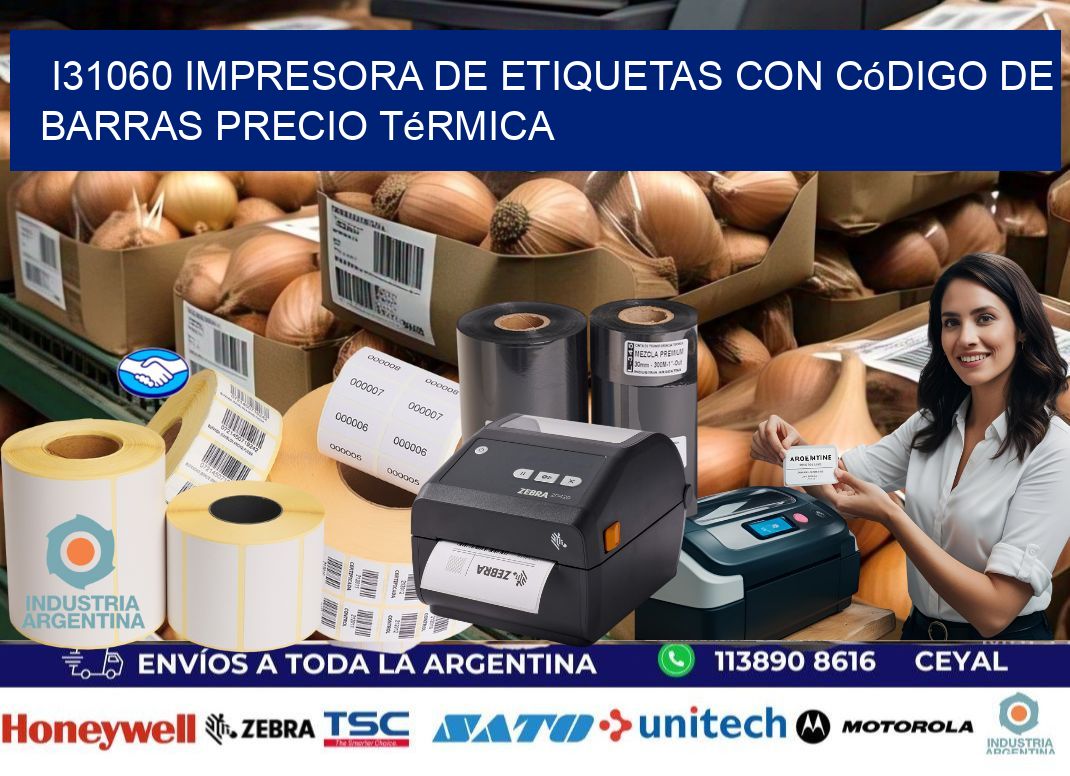 i31060 impresora de etiquetas con código de barras precio térmica