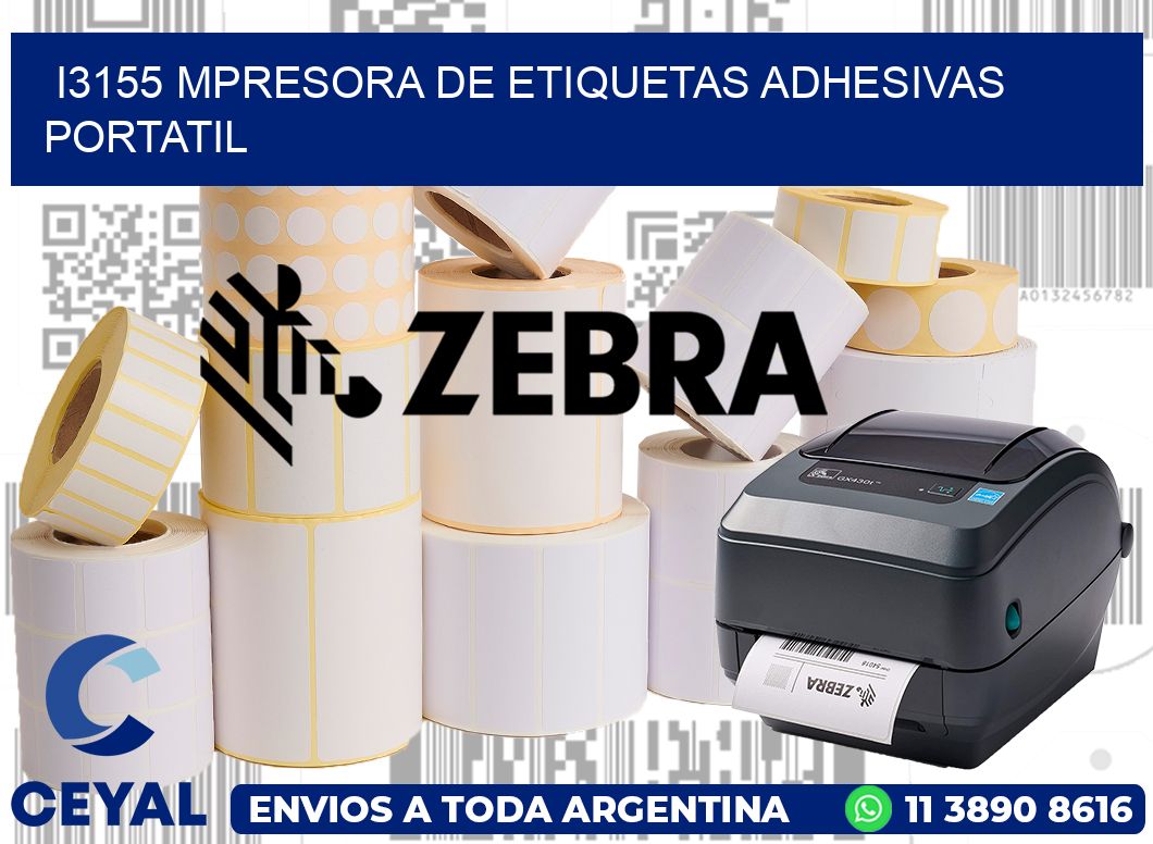 i3155 mpresora de etiquetas adhesivas portatil