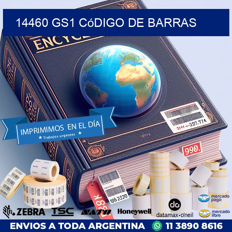 14460 GS1 código de barras