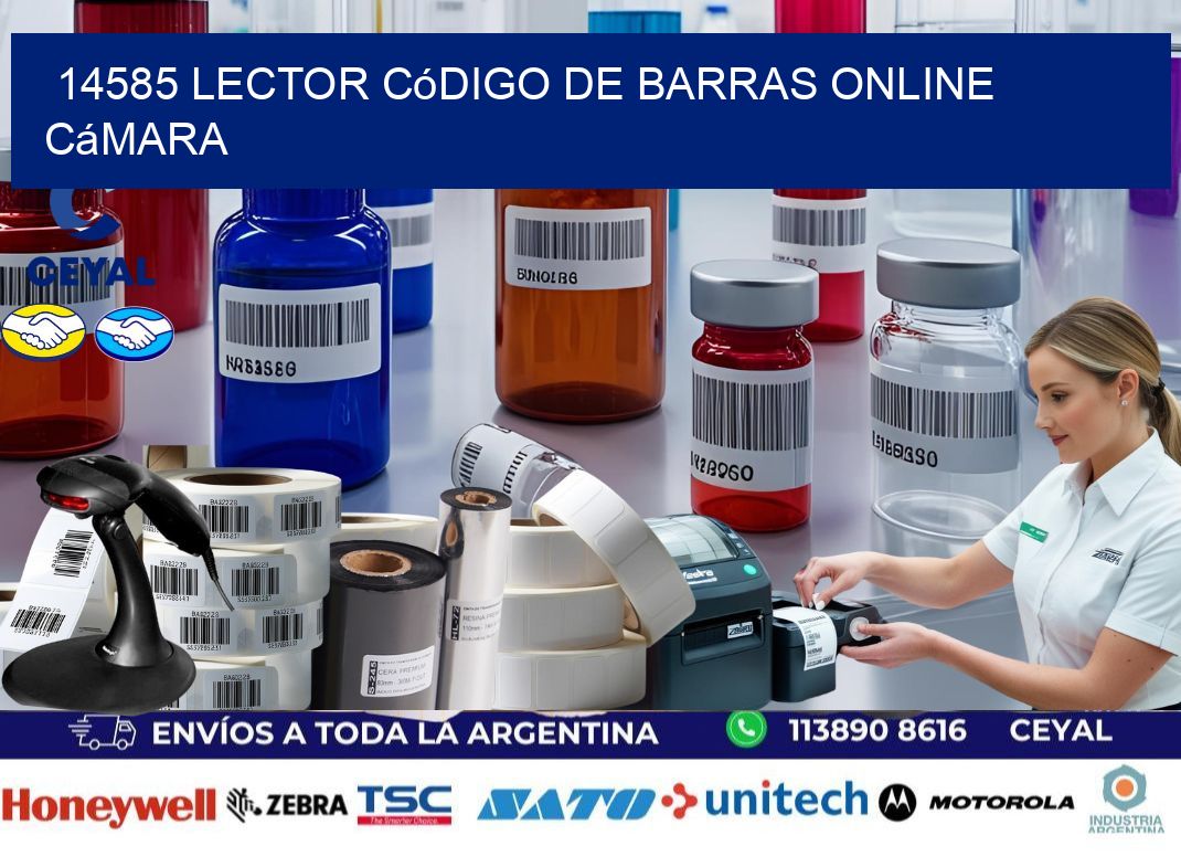 14585 Lector código de barras online cámara
