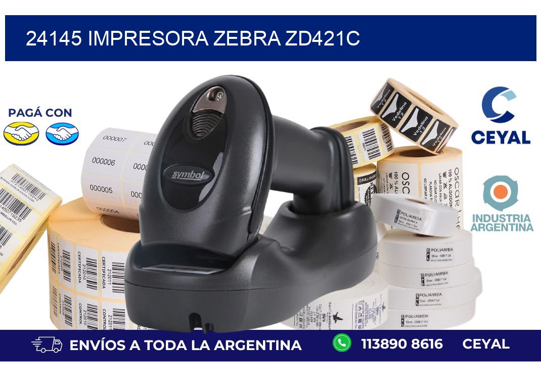 24145 Impresora Zebra zd421c