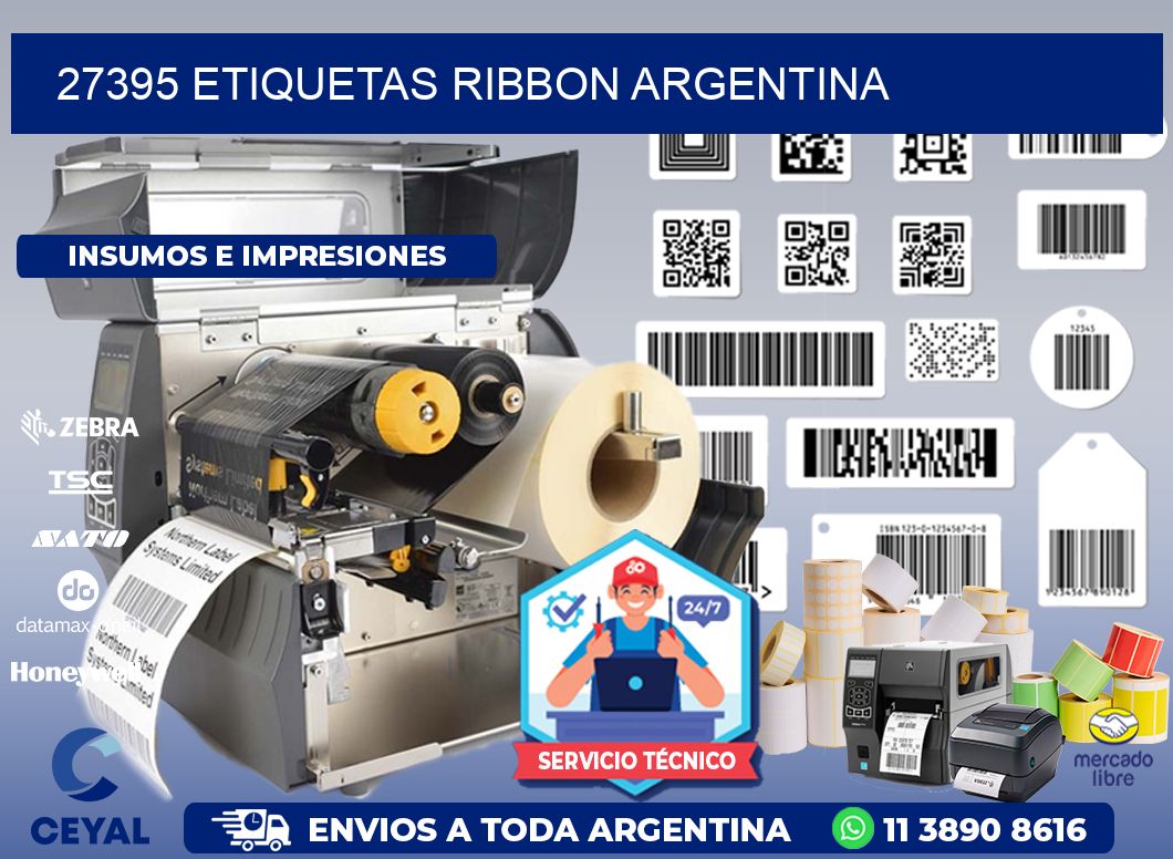 27395 etiquetas ribbon argentina