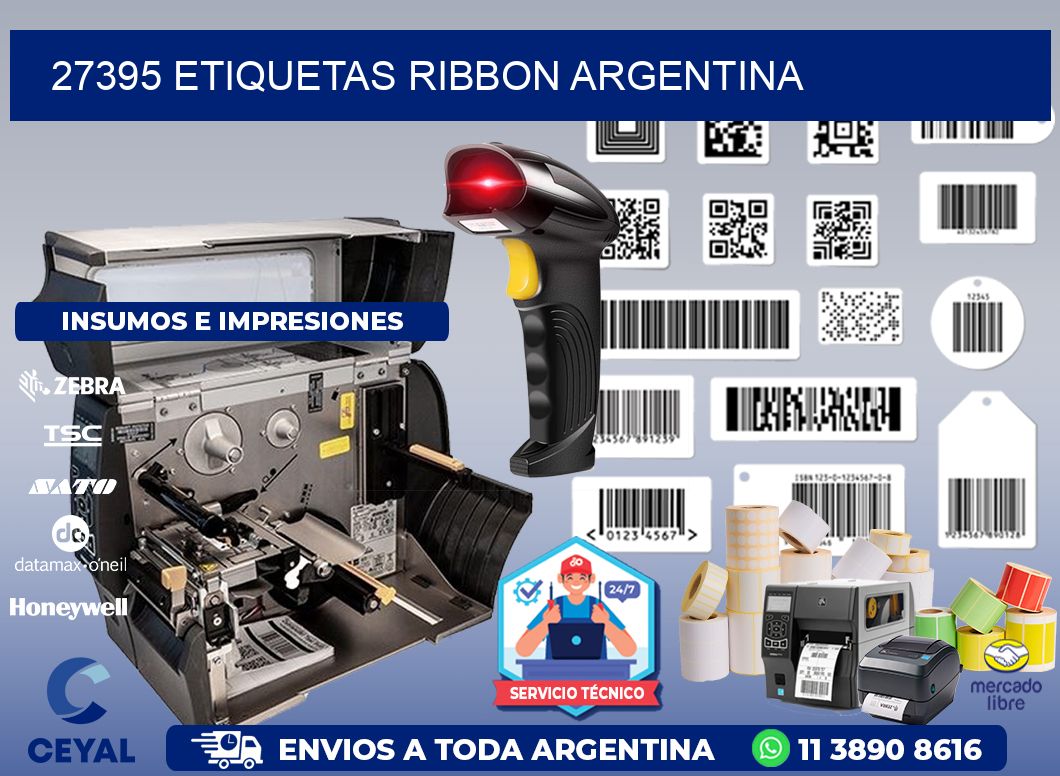 27395 etiquetas ribbon argentina