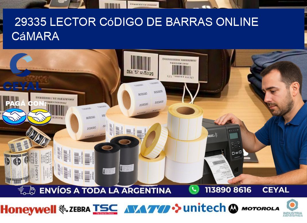 29335 Lector código de barras online cámara