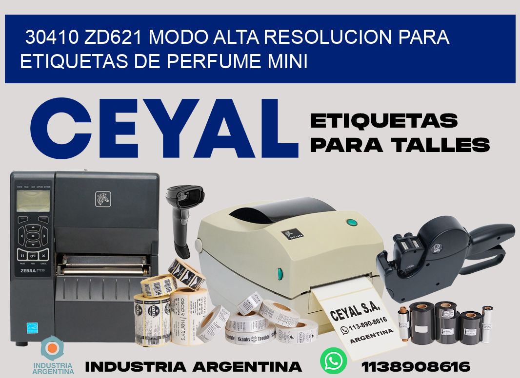30410 zd621 modo alta resolucion para etiquetas de perfume mini