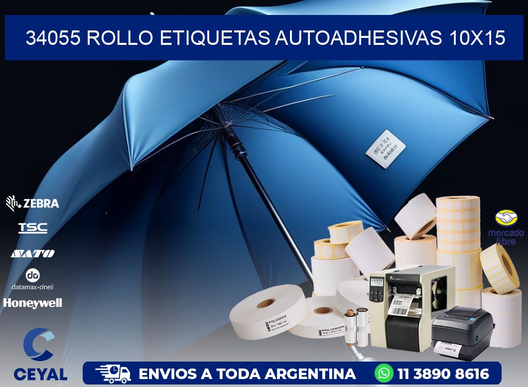 34055 Rollo Etiquetas autoadhesivas 10x15