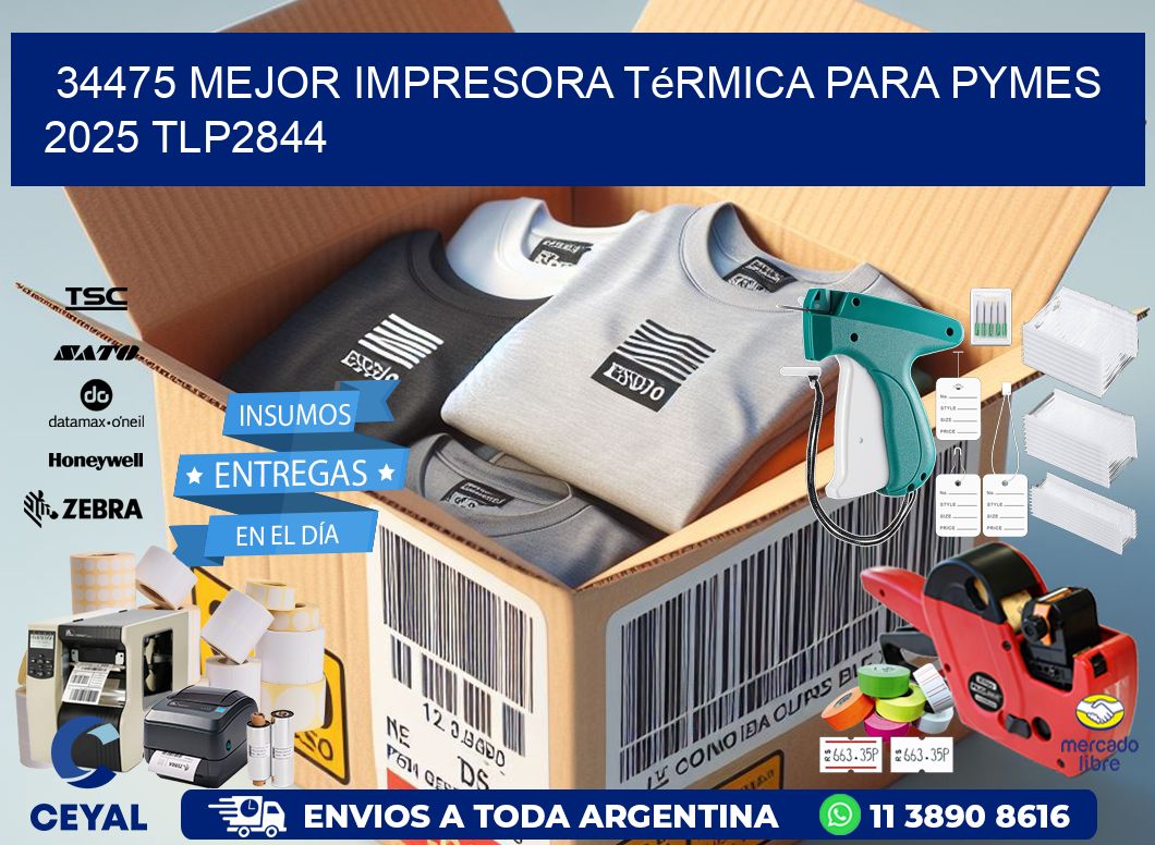34475 mejor impresora térmica para pymes 2025 TLP2844