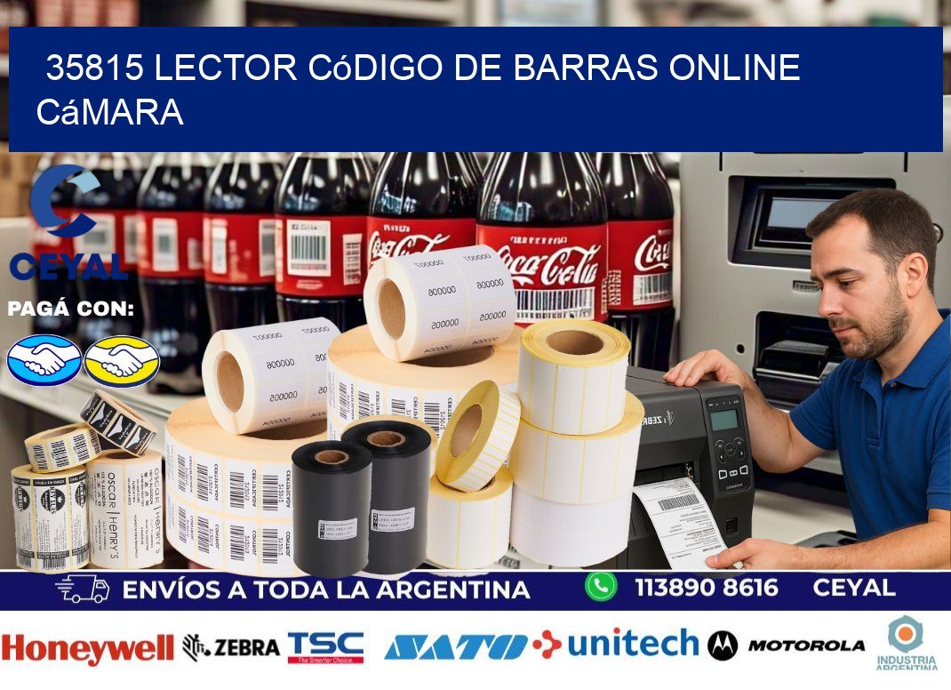 35815 Lector código de barras online cámara