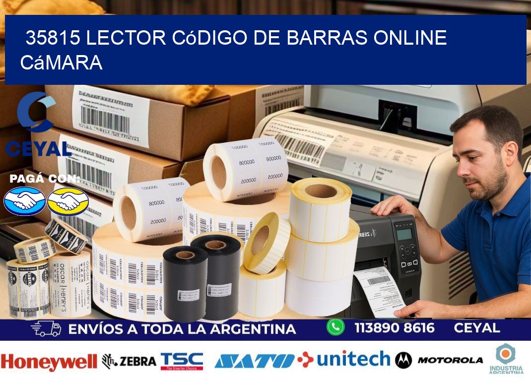35815 Lector código de barras online cámara
