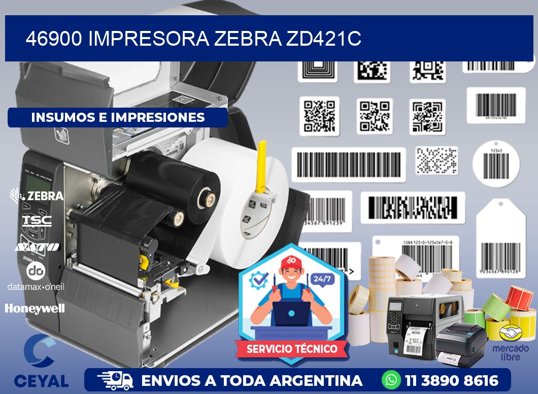 46900 Impresora Zebra zd421c