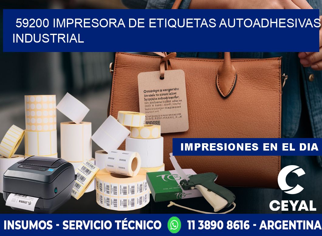 59200 Impresora de etiquetas autoadhesivas industrial