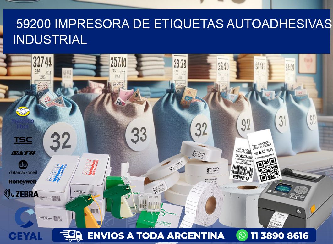 59200 Impresora de etiquetas autoadhesivas industrial