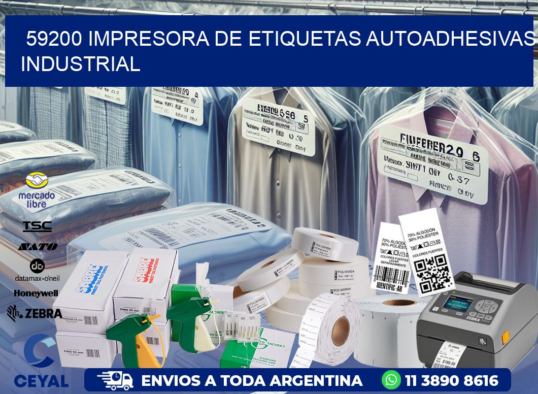 59200 Impresora de etiquetas autoadhesivas industrial