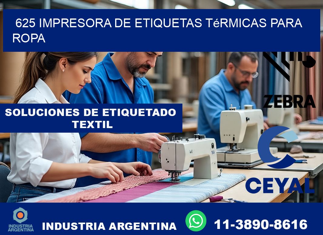 625 impresora de etiquetas térmicas para ropa