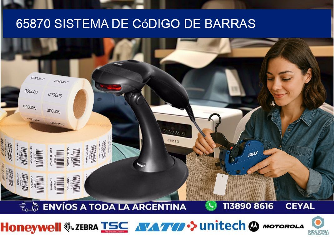 65870 Sistema de código de barras