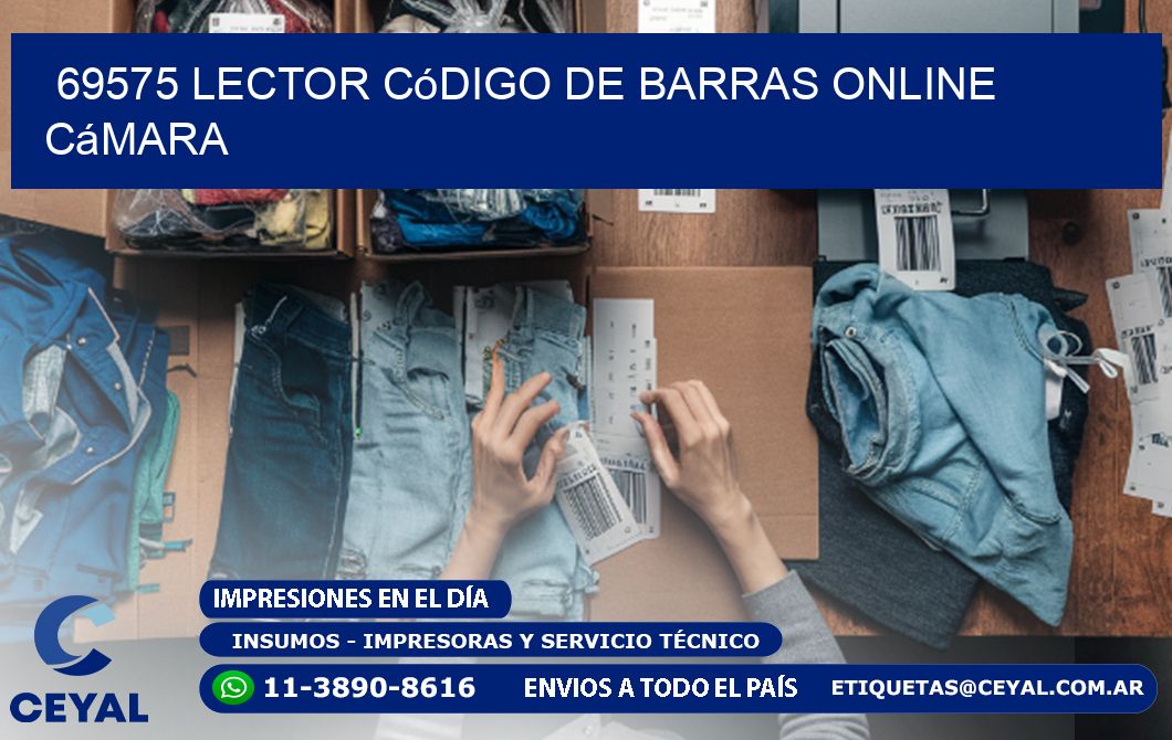 69575 Lector código de barras online cámara