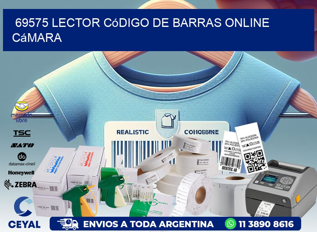 69575 Lector código de barras online cámara