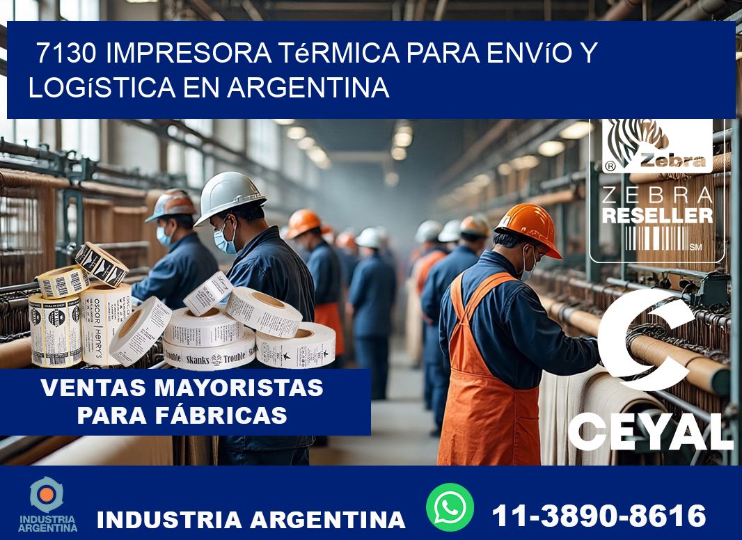 7130 impresora térmica para envío y logística en Argentina