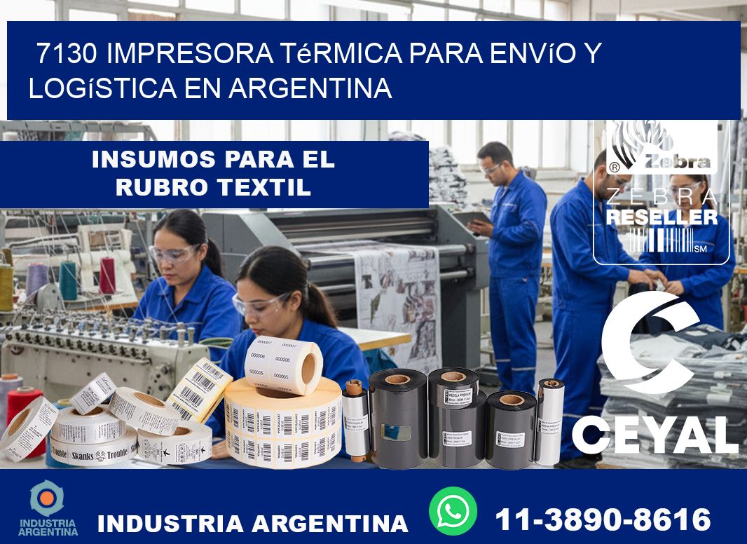 7130 impresora térmica para envío y logística en Argentina