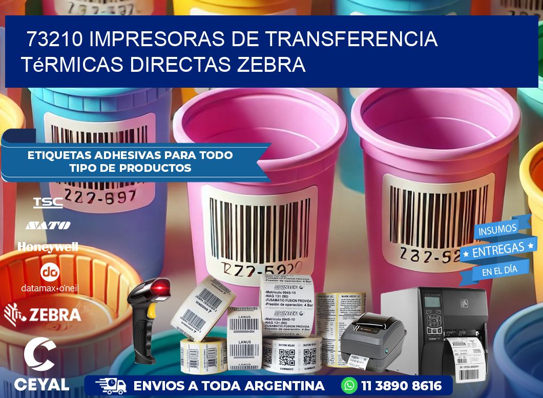 73210 impresoras de Transferencia térmicas directas zebra