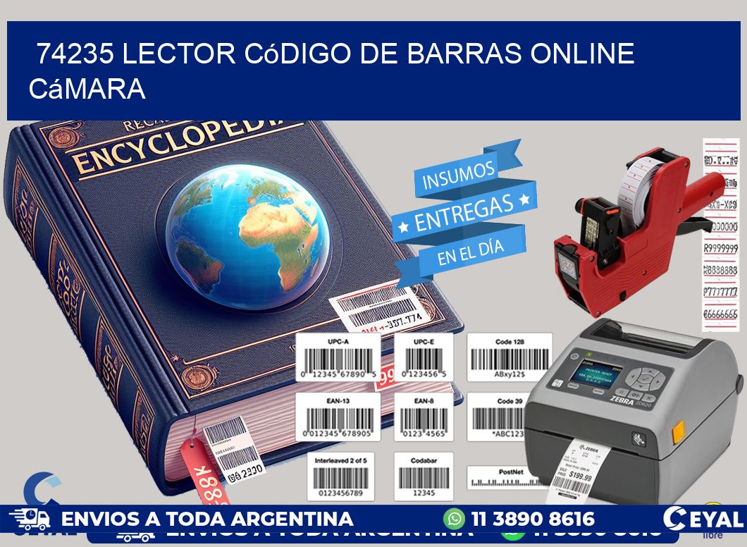 74235 Lector código de barras online cámara