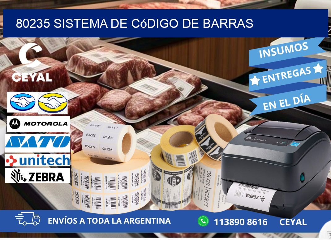 80235 Sistema de código de barras