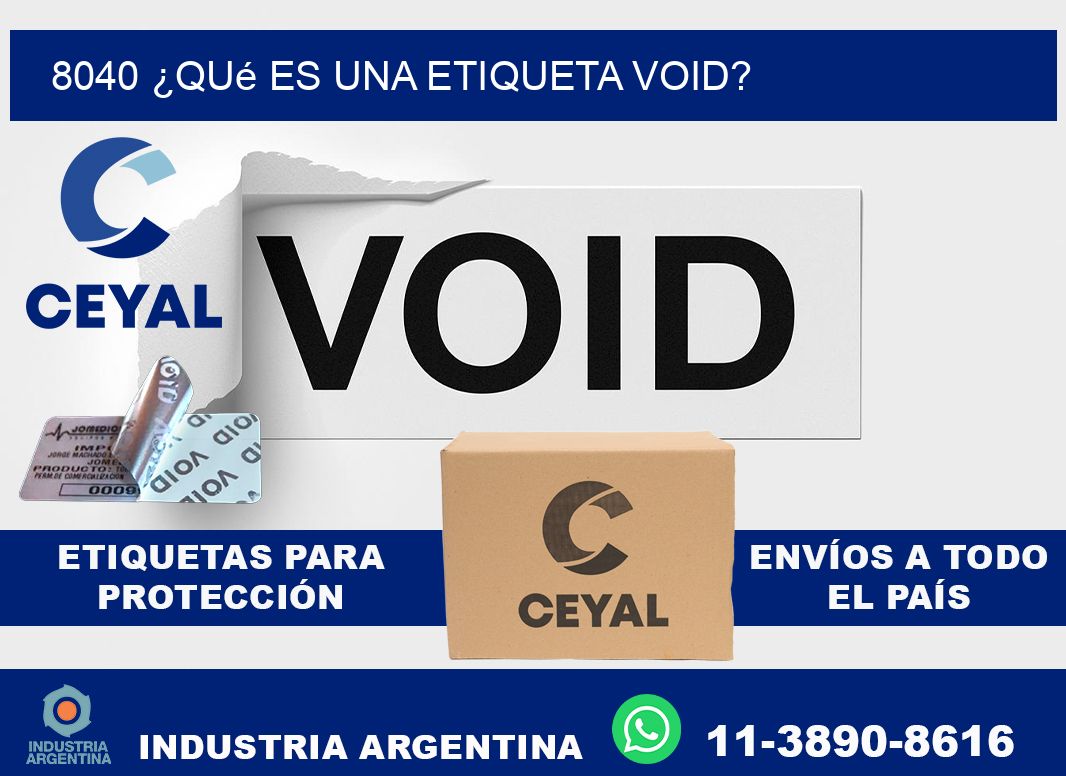 8040 ¿Qué es una etiqueta void?