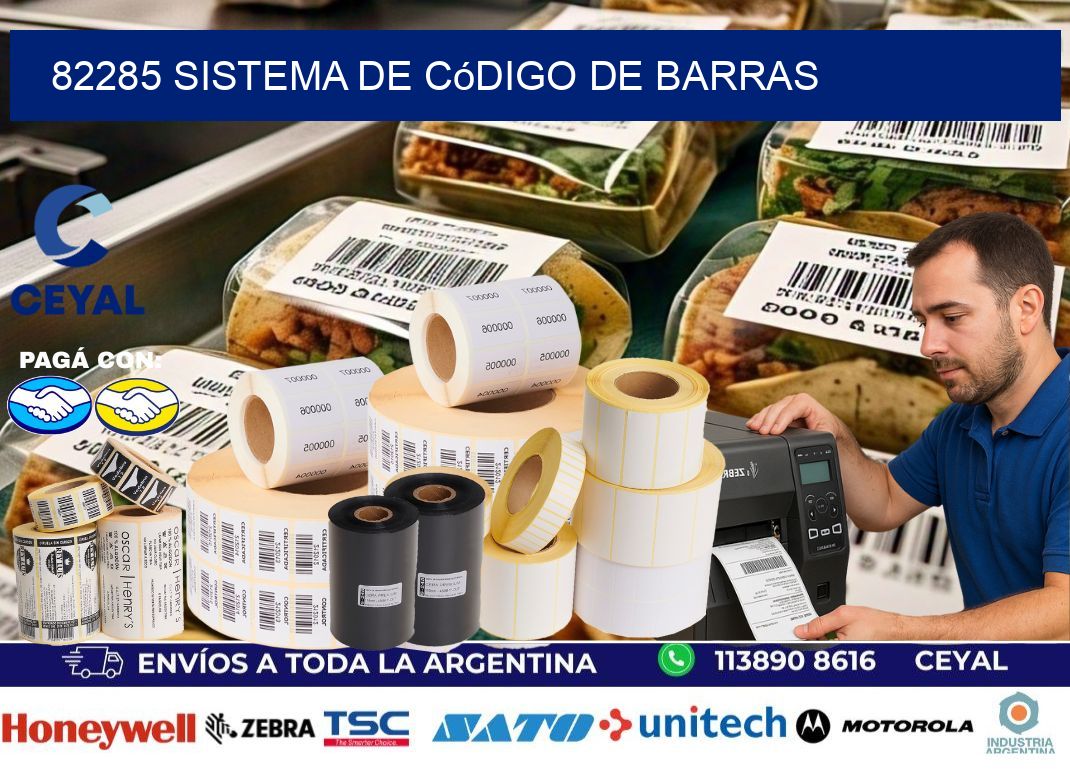 82285 Sistema de código de barras