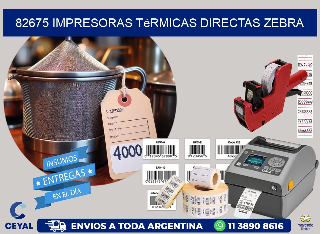 82675 impresoras térmicas directas zebra